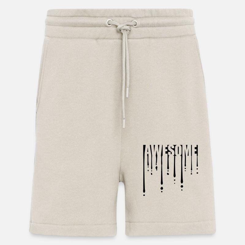 Drops Awesome Graffiti - Shorts - made by SPREAD - WARM CLAY