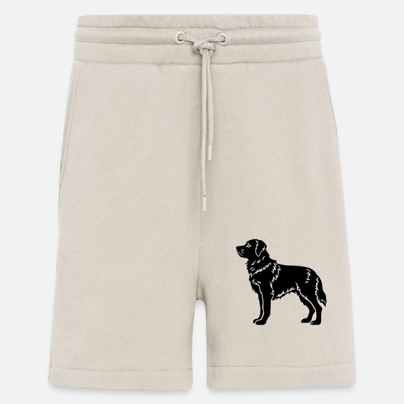 Chien samoyède - Short bio décontracté fabriqué en UE - WARM CLAY
