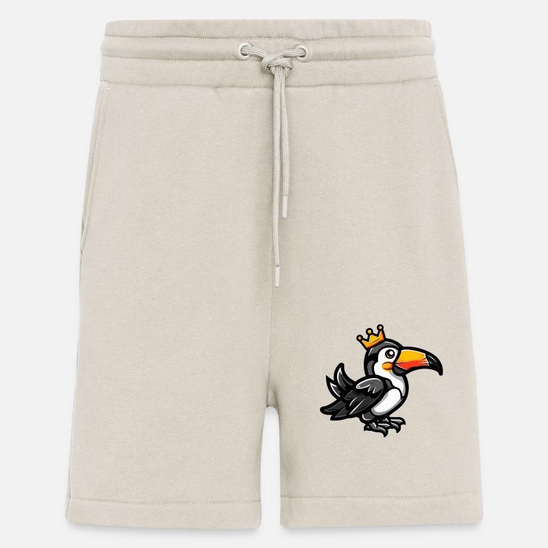 Tukan Vogel Comic Krone - Shorts - made by SPREAD - WARM CLAY