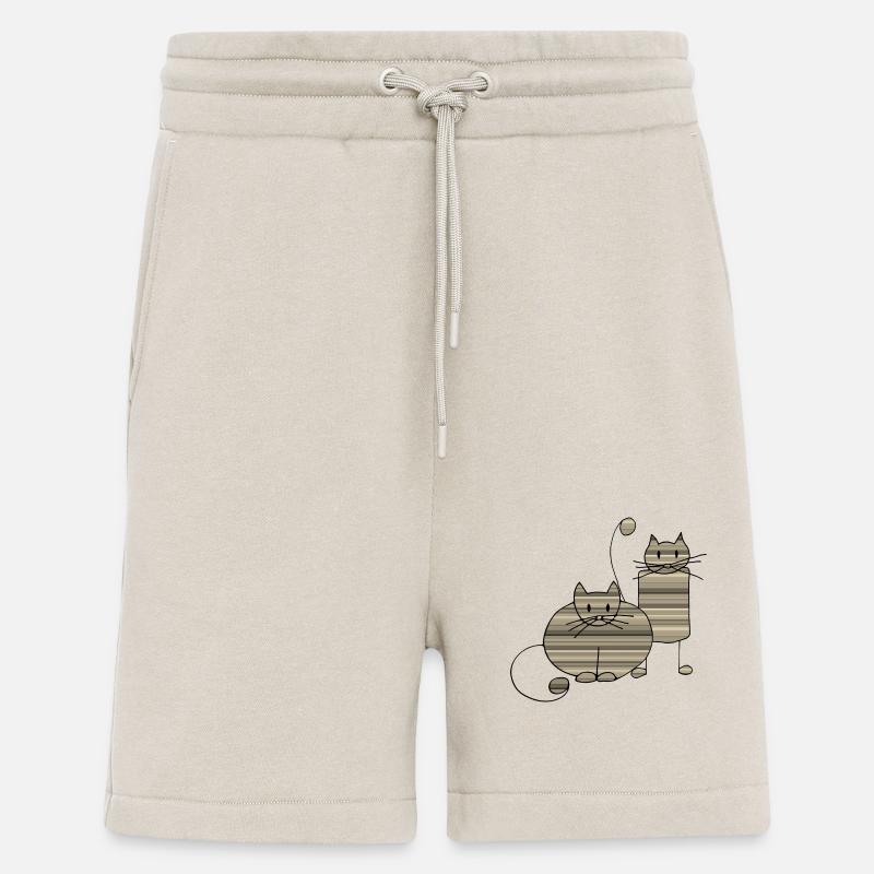 Cats - Shorts - made by SPREAD - WARM CLAY