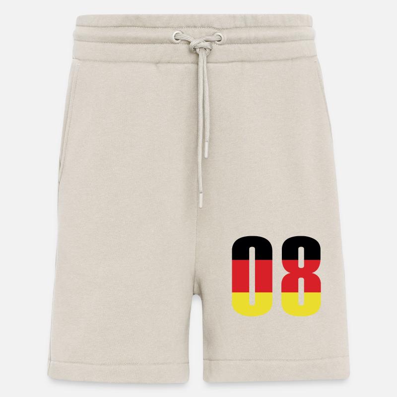 Maillot 8 numéros Allemagne - Short bio décontracté fabriqué en UE - WARM CLAY