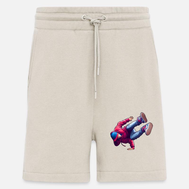 Breakdance Pas De Danse - Short bio décontracté fabriqué en UE - WARM CLAY