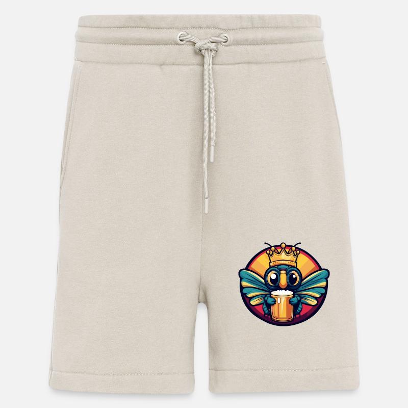 Libelle Bier Comic - Shorts - made by SPREAD - WARM CLAY