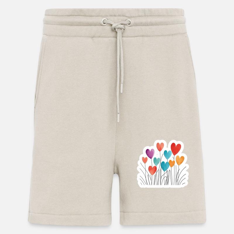 Fleurs pour maman - Short bio décontracté fabriqué en UE - WARM CLAY