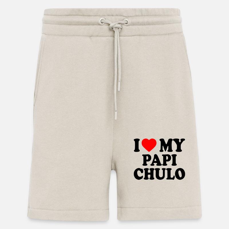 I love my papi chulo - Short bio décontracté fabriqué en UE - WARM CLAY