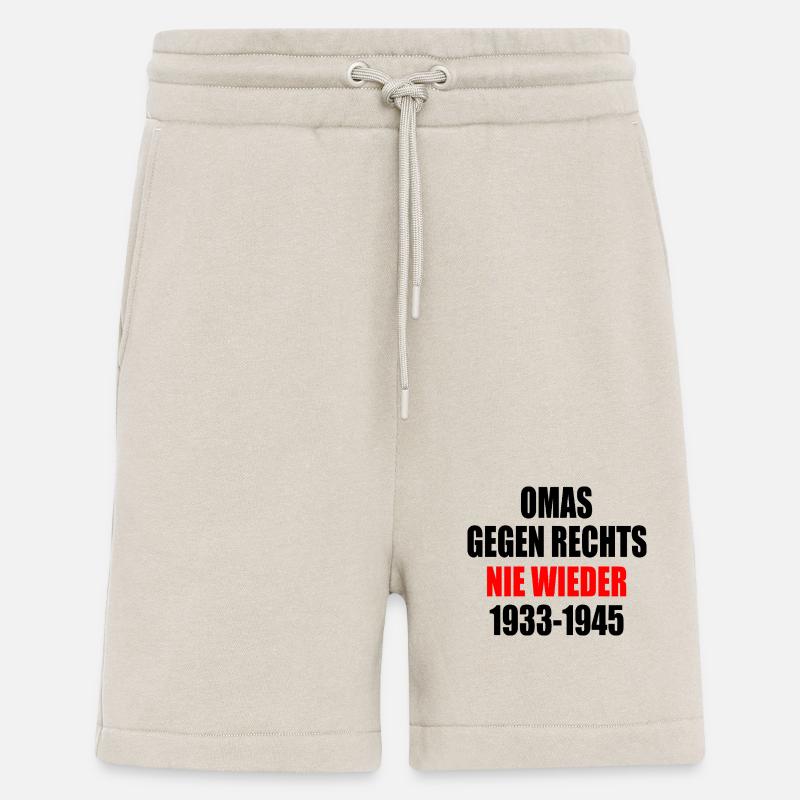 Omas gegen rechts - Shorts - made by SPREAD - WARM CLAY