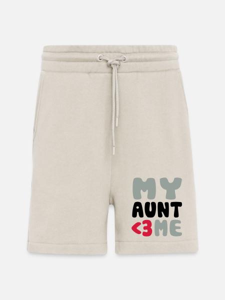 My aunt loves me - Shorts - made by SPREAD - WARM CLAY