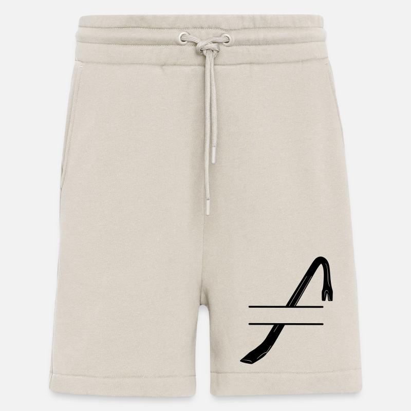 Einbruchslogo Brechstange oder Brechstange - Shorts - made by SPREAD - WARM CLAY