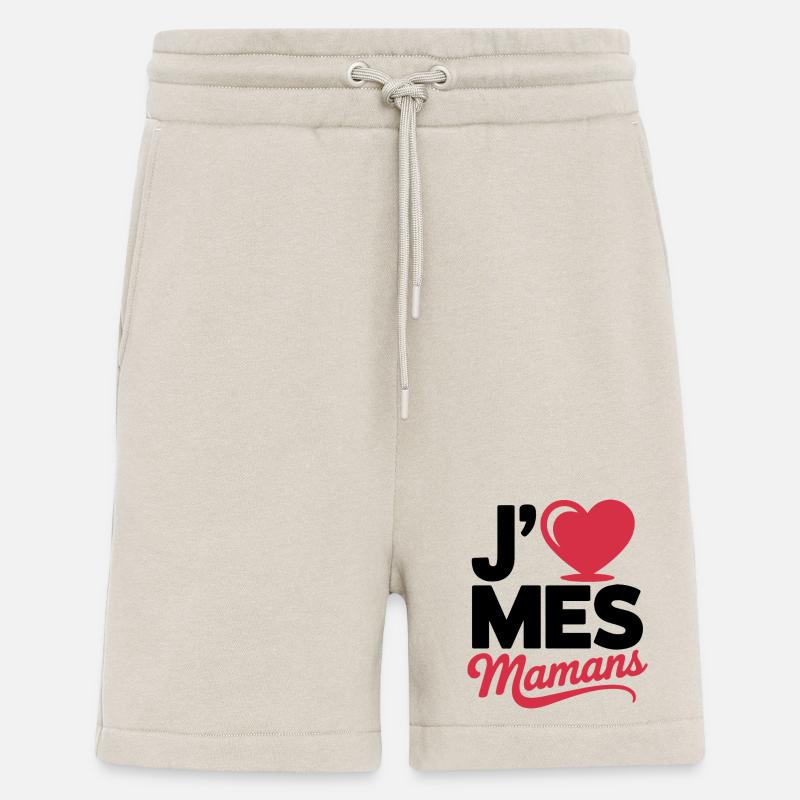 Aime_mes_mamans - Short bio décontracté fabriqué en UE - WARM CLAY
