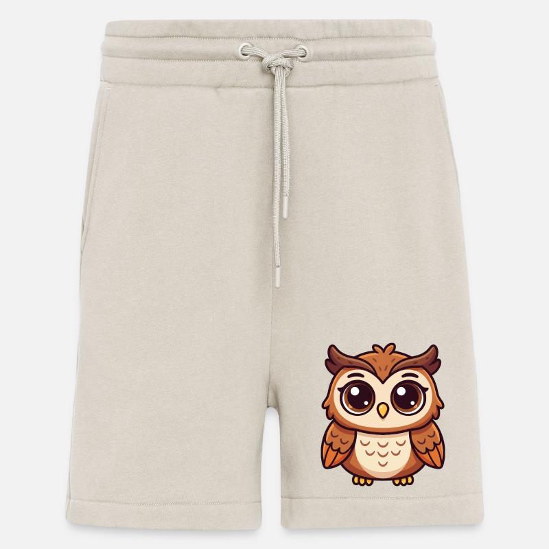 Verspielte Eule - Shorts - made by SPREAD - WARM CLAY