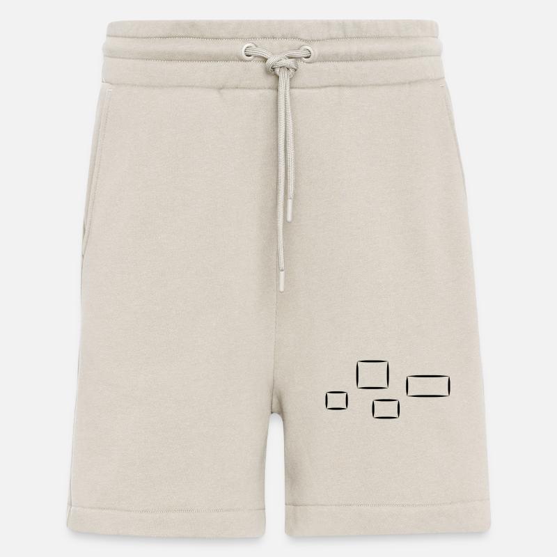 Four Squares Square Shape Icon - Shorts - made by SPREAD - WARM CLAY