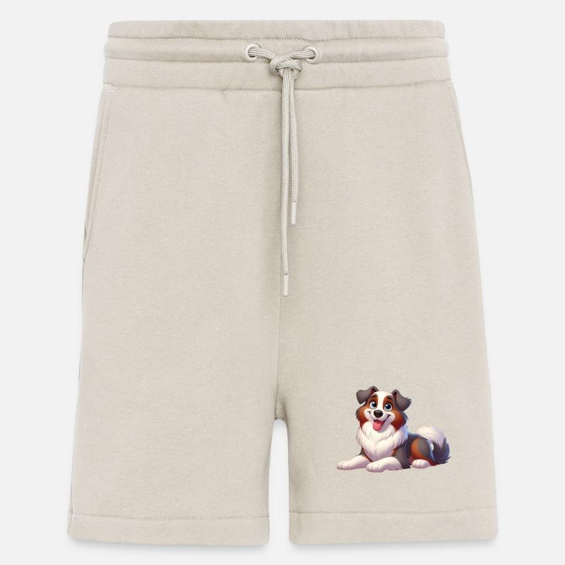 Australischer Schäferhund 2 - Shorts - made by SPREAD - WARM CLAY