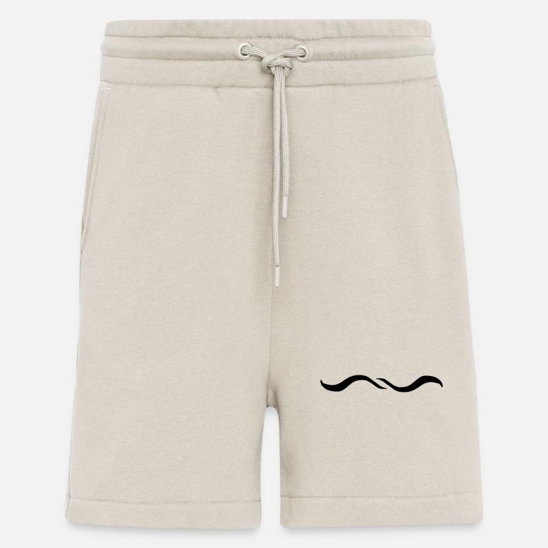 Two Wave Wave Line - Shorts - made by SPREAD - WARM CLAY