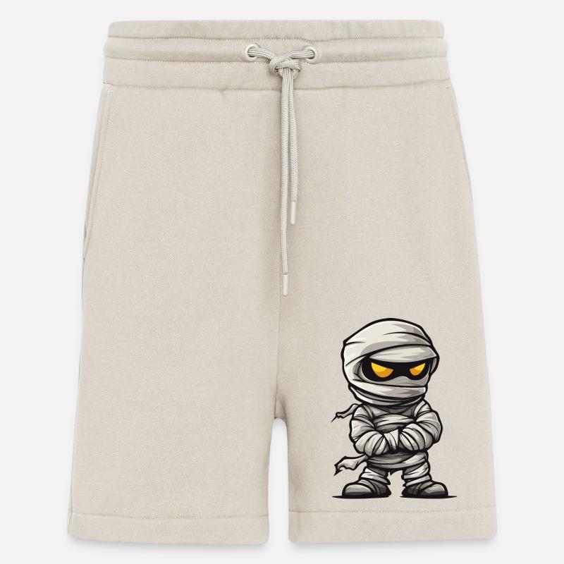 Mummy Halloween Comic - Shorts - made by SPREAD - WARM CLAY