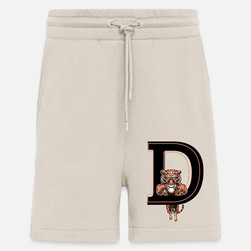 Tiger Letter - Gift Idea - Shorts - made by SPREAD - WARM CLAY