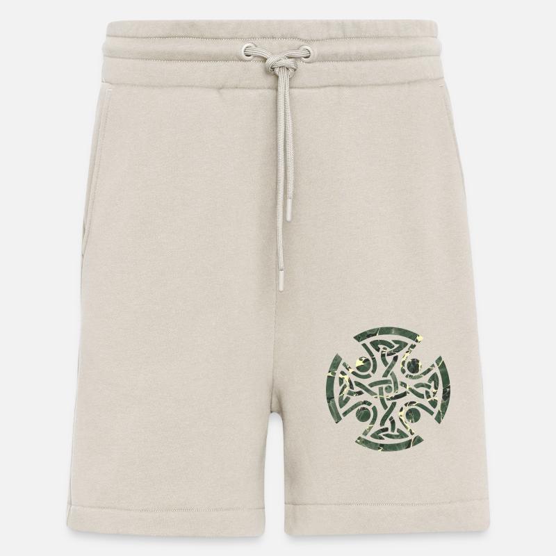 Celtic knot 11 e 226 - Shorts - made by SPREAD - WARM CLAY