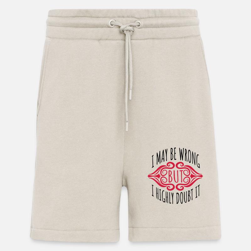I may be wrong - Shorts - made by SPREAD - WARM CLAY