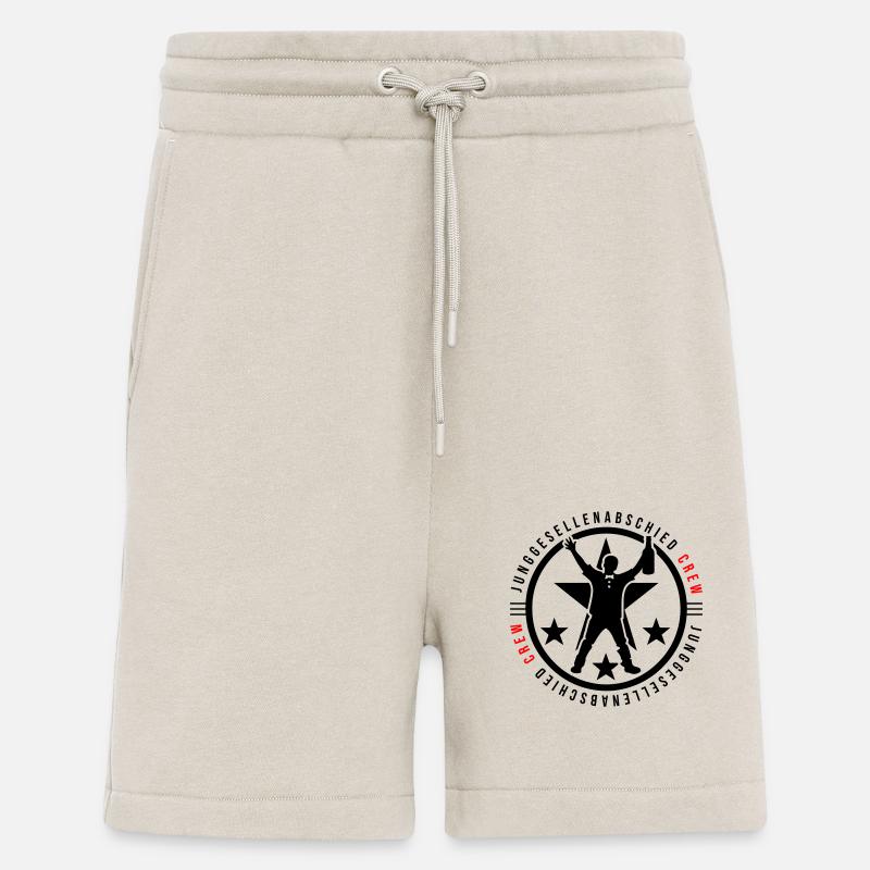 Junggesellen Abschied Crew - Shorts - made by SPREAD - WARM CLAY