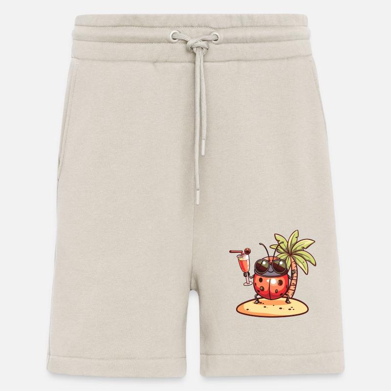 Marienkäfer Sommer Strand Comic - Shorts - made by SPREAD - WARM CLAY