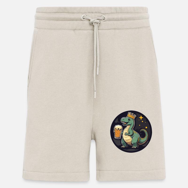 Dinosaurier brontosaurus Bier Comic - Shorts - made by SPREAD - WARM CLAY
