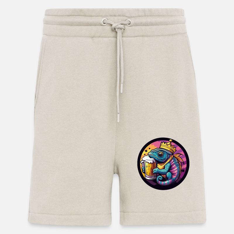 Chameleon Bier Comic - Shorts - made by SPREAD - WARM CLAY