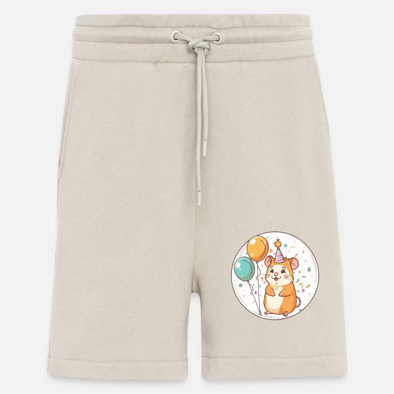 Hamster Birthday Comic - Shorts - made by SPREAD - WARM CLAY