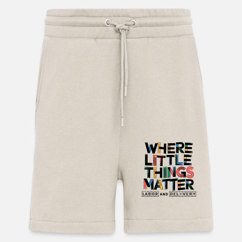 Chaque petit geste compte - Short bio décontracté fabriqué en UE - WARM CLAY