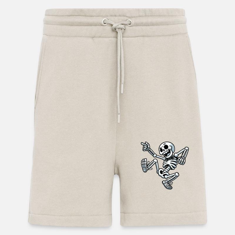 Danse du crâne - Short bio décontracté fabriqué en UE - WARM CLAY