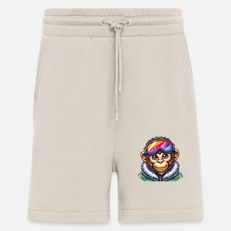 affe skibrille - Shorts - made by SPREAD - WARM CLAY
