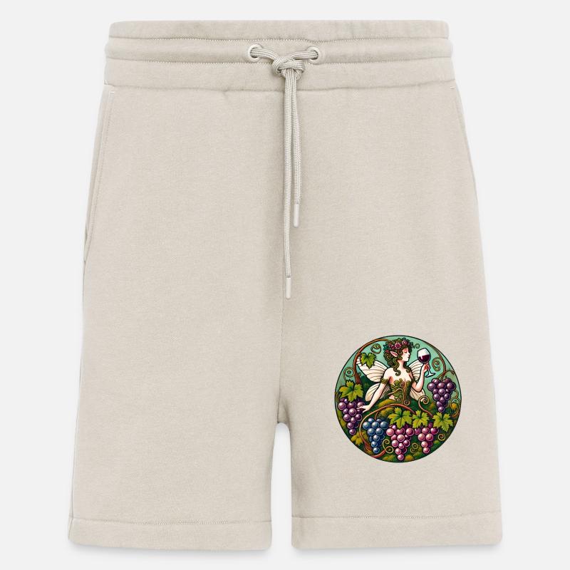 Fée du vin - Short bio décontracté fabriqué en UE - WARM CLAY