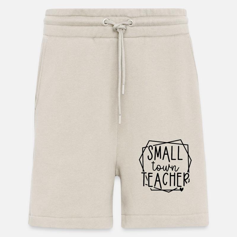 Kleinstadtlehrer Herzgrafik für Pädagogen - Shorts - made by SPREAD - WARM CLAY
