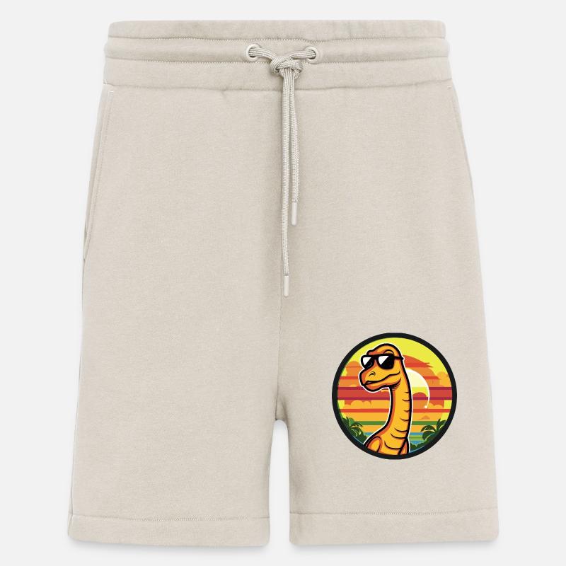Dinosaurier brontosaurus Comic - Shorts - made by SPREAD - WARM CLAY