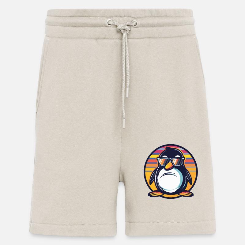 Pinguin Comic Cool - Shorts - made by SPREAD - WARM CLAY