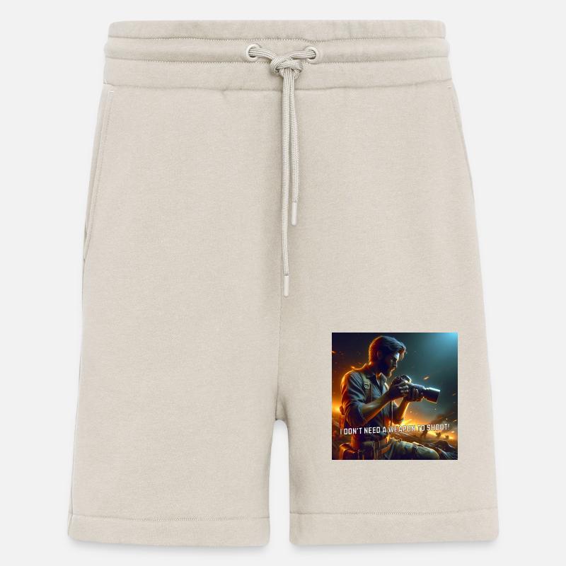 Fotograf im Einsatz - Shorts - made by SPREAD - WARM CLAY