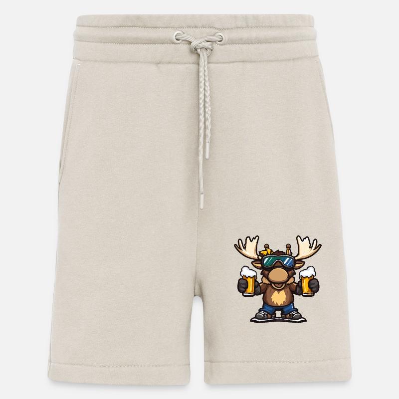 Bière après-ski Moose - Short bio décontracté fabriqué en UE - WARM CLAY