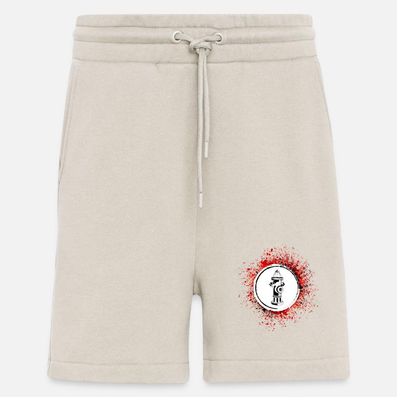 Fire Hydrant Icon Fire Brigade - Shorts - made by SPREAD - WARM CLAY