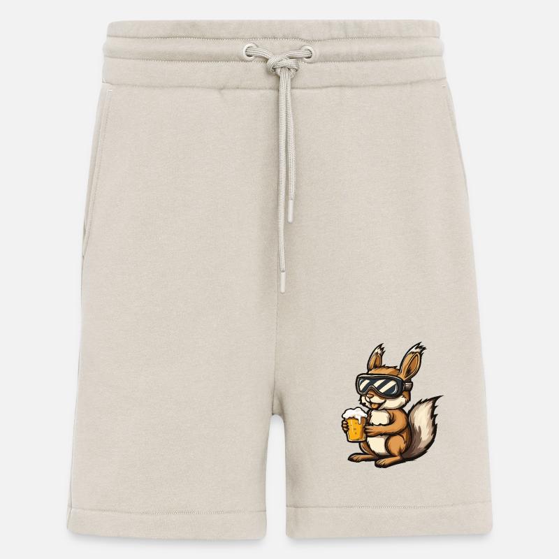 Eichhörnchen Apres Ski Bier - Shorts - made by SPREAD - WARM CLAY