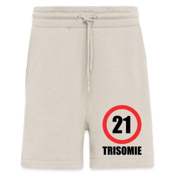 trisomie 21 - Short bio décontracté fabriqué en UE - WARM CLAY - Devant