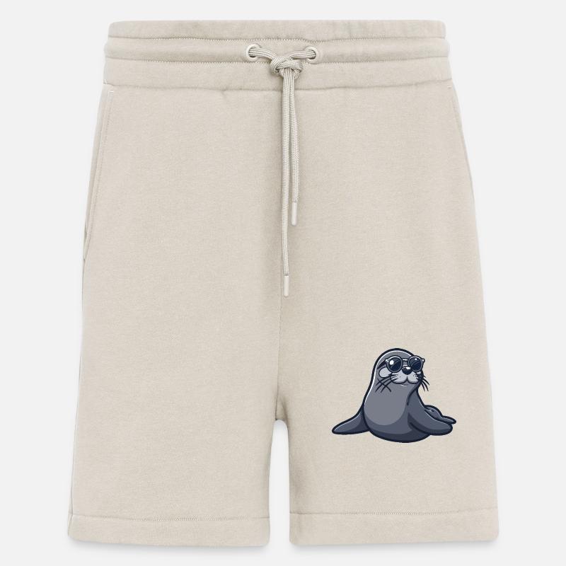 Robbe Bande dessinée cool - Short bio décontracté fabriqué en UE - WARM CLAY