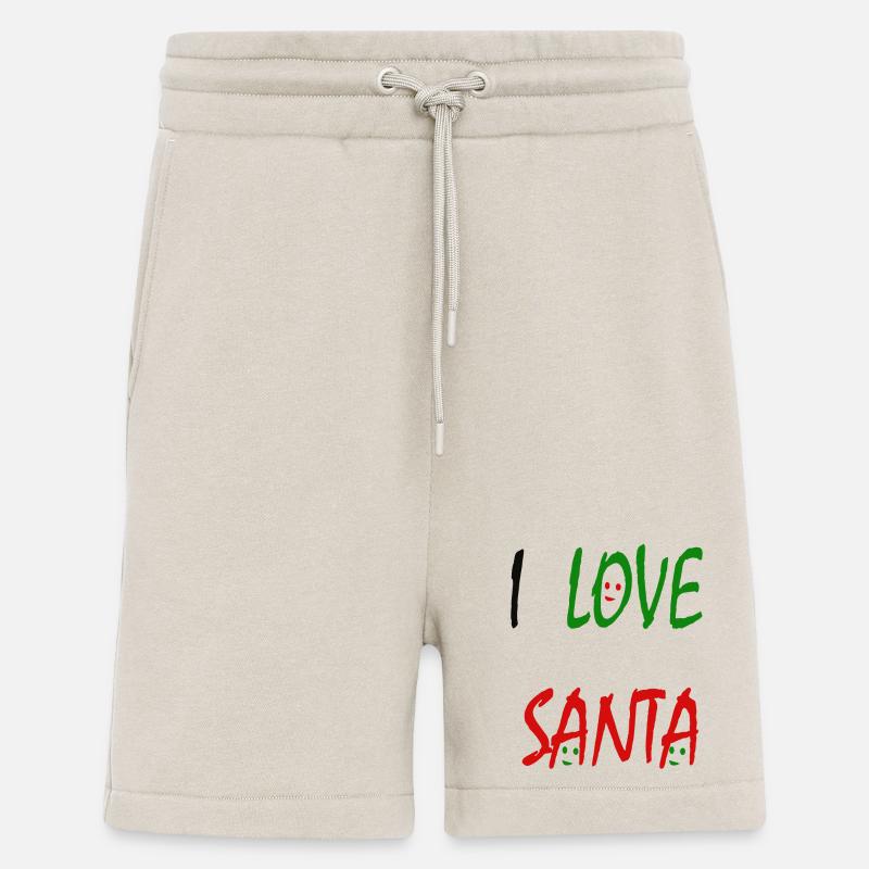 Ich liebe den Weihnachtsmann - Shorts - made by SPREAD - WARM CLAY