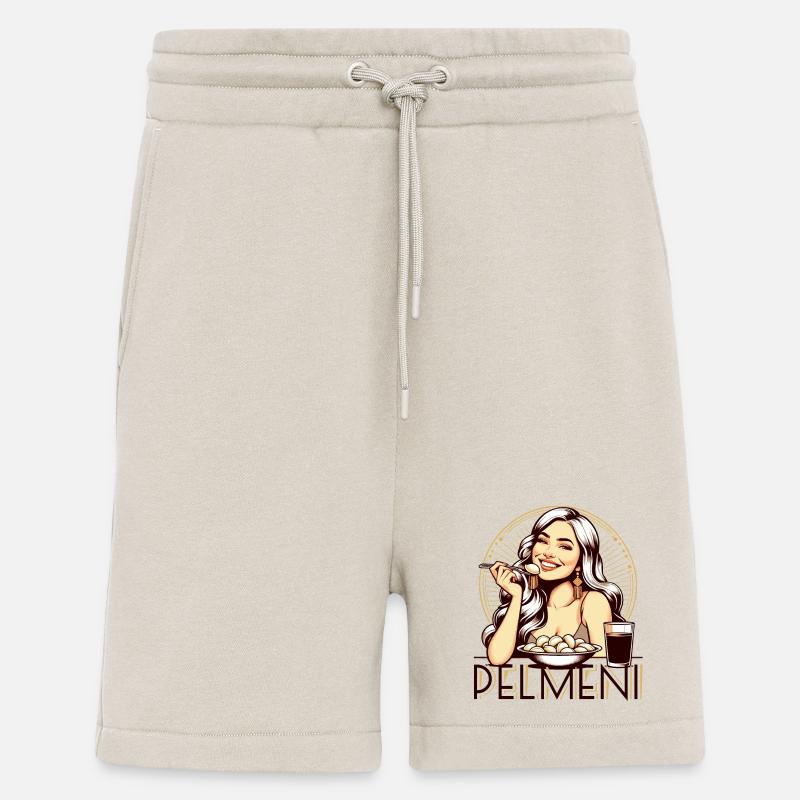 Pelmeni lecker Geschenk - Shorts - made by SPREAD - WARM CLAY