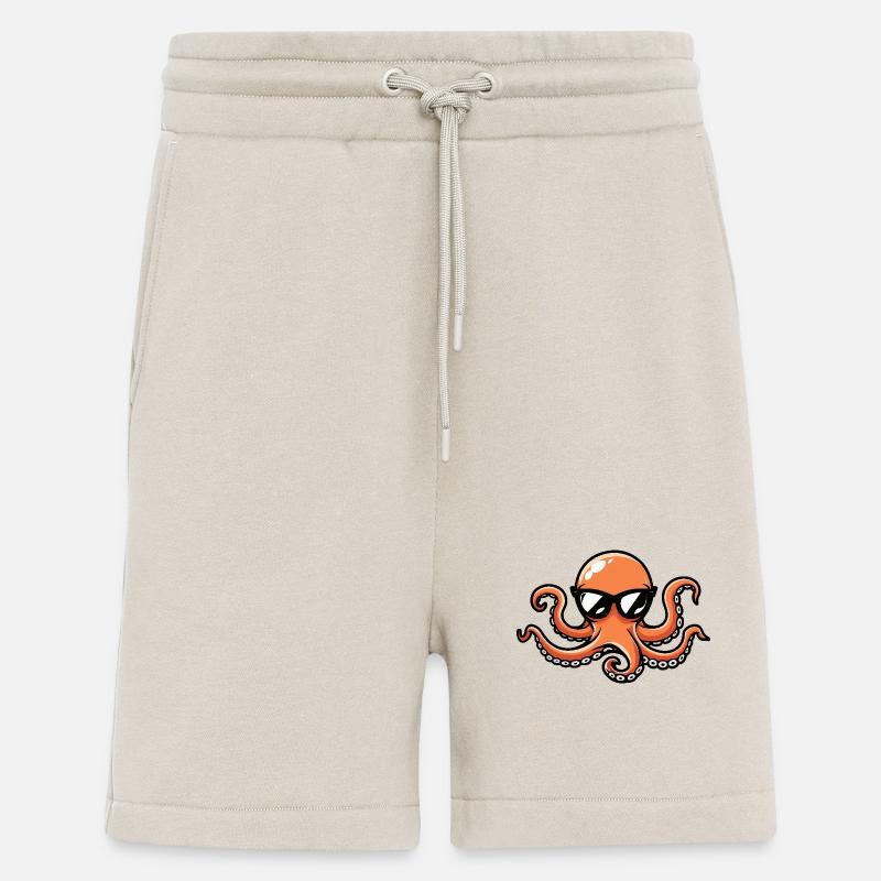 Octopus Cool BD - Short bio décontracté fabriqué en UE - WARM CLAY