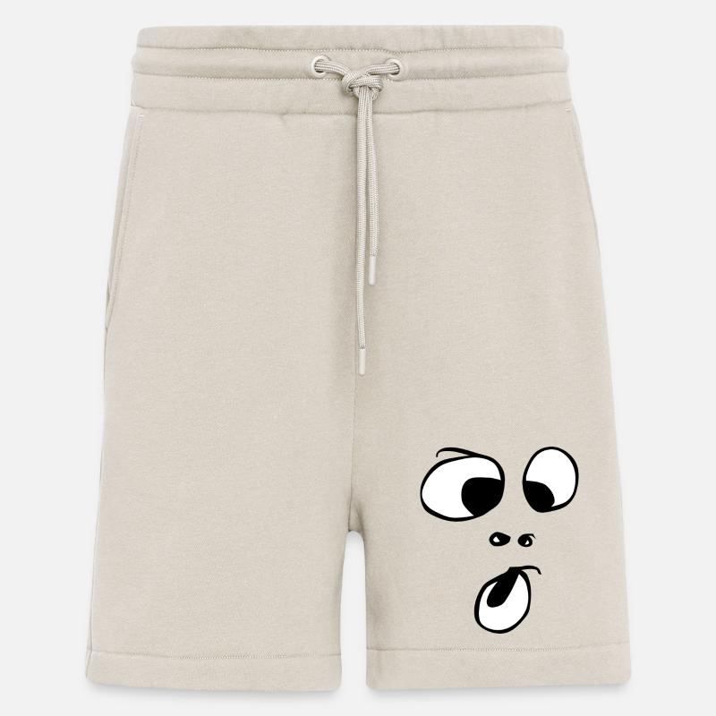 Oh! Face Ghost Ghost Halloween Comic - Shorts - made by SPREAD - WARM CLAY