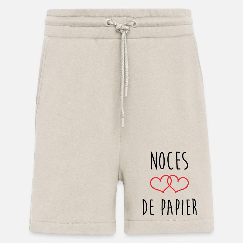 Papierhochzeit: 37 Jahre Ehe - Shorts - made by SPREAD - WARM CLAY