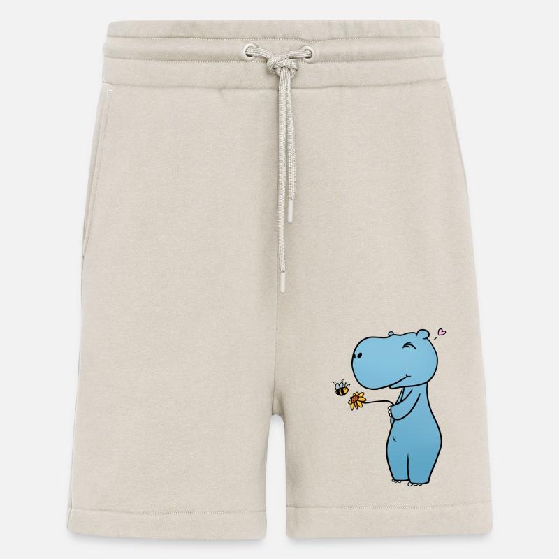 Nilpferd Blume - Shorts - made by SPREAD - WARM CLAY