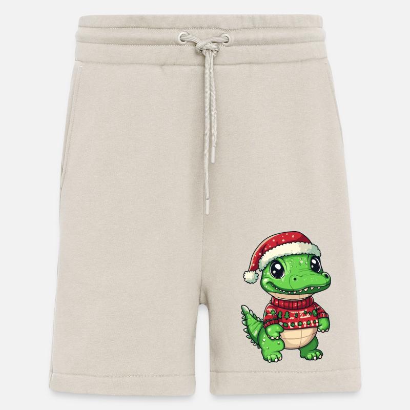 Alligator Weihnachten Comic - Shorts - made by SPREAD - WARM CLAY