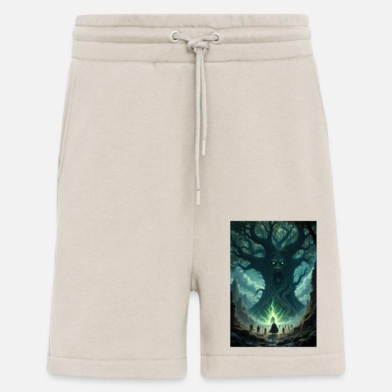 Fantasy tree image. - Shorts - made by SPREAD - WARM CLAY