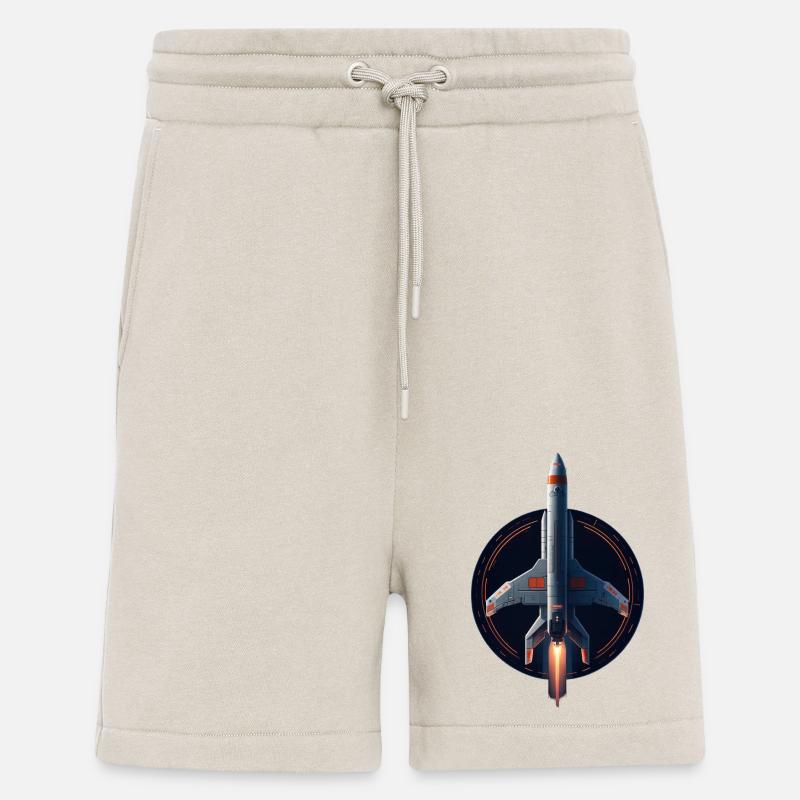 Space rocket - Shorts - made by SPREAD - WARM CLAY