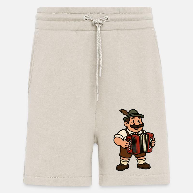 bayer akkordeon - Shorts - made by SPREAD - WARM CLAY