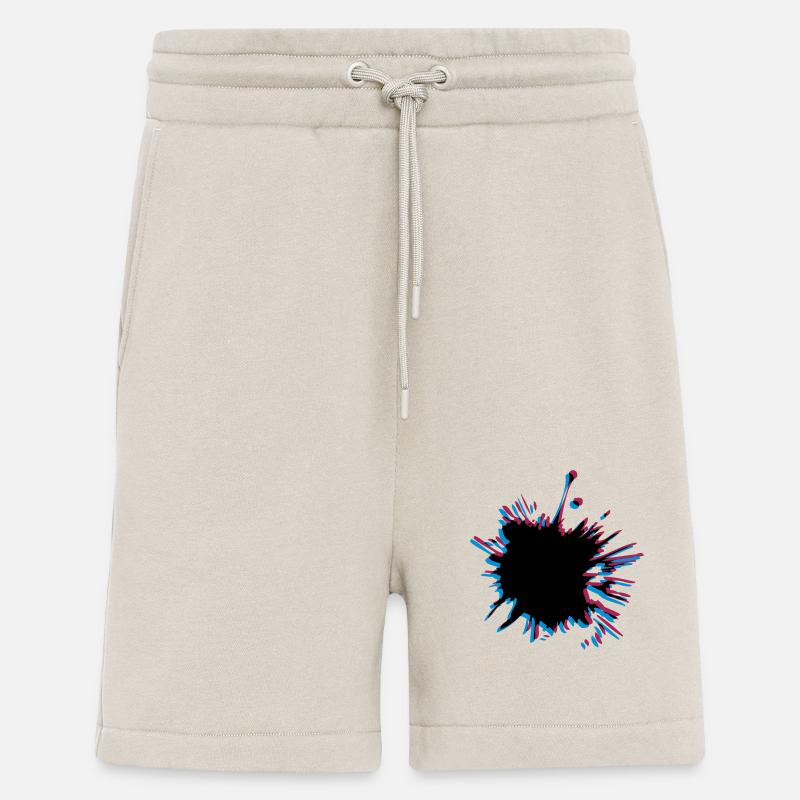 3D Klecks Spritzer - Shorts - made by SPREAD - WARM CLAY